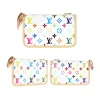 【Louis Vuitton / LV】村上隆聯名款 Monogram CarryAll PM 白彩塗層帆布肩背包