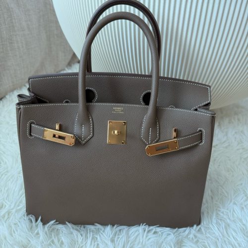 【Hermès / 愛馬仕】Birkin 25 鱷魚皮奢華款｜金扣 #1