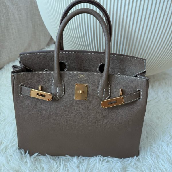 【Hermès / 愛馬仕】Birkin 25 鱷魚皮奢華款｜金扣 #1
